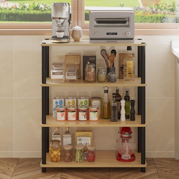 Plastic 4-Tier Standing Shelf - Image 4