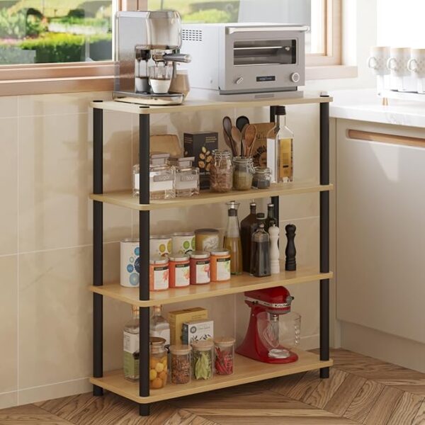 Plastic 4-Tier Standing Shelf - Image 5